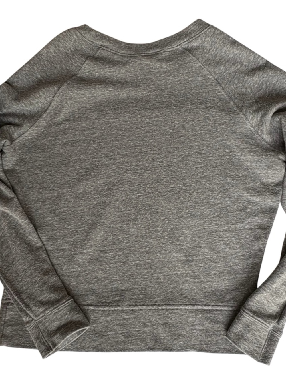 SM Women Cropped Gray Carolina Hurricanes Sweatshirt NHL Hockey Graphic Crewneck - Picture 2 of 7